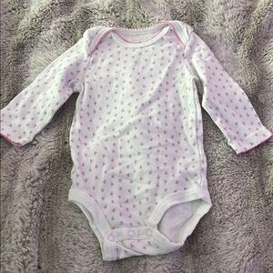 Pink Patterned Kids One Piece